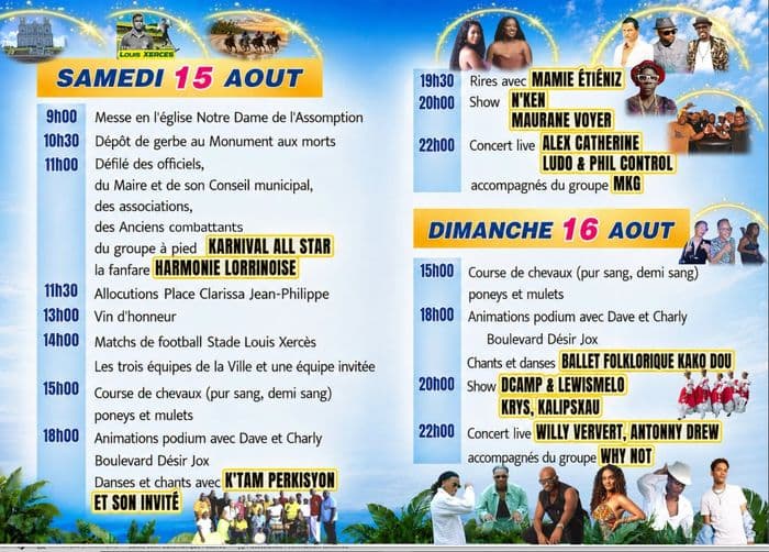 FÊTE PATRONALE DE SAINTE-MARIE