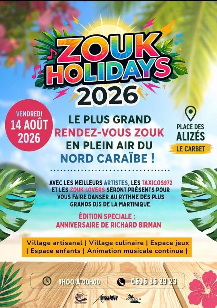 [MUSIQUE] ZOUK HOLIDAYS " Édition spéciale Richard Birman"